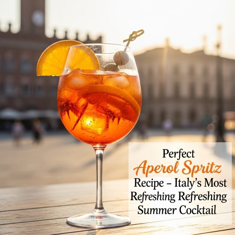Perfect Aperol Spritz Recipe – Italy’s Most Refreshing Summer Cocktail