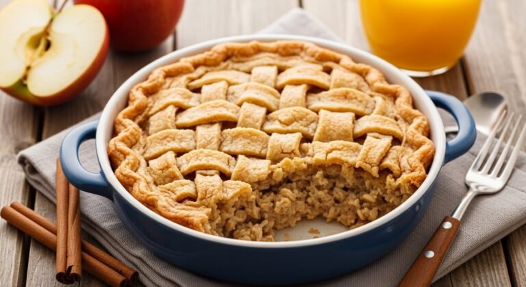 Apple Pie Baked Oatmeal: Warm, Cozy Breakfast That Tastes Like Dessert