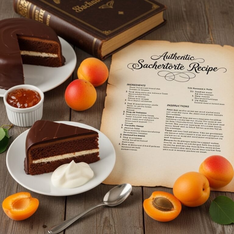 Authentic Sachertorte Recipe: The Famous Viennese Chocolate Cake