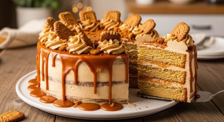 The Ultimate Biscoff Cookie Butter Cake Recipe: A Dreamy Caramelized Delight