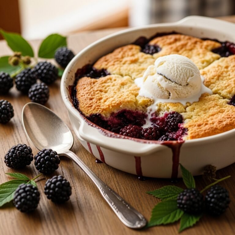 The Best Blackberry Cobbler Recipe: Sweet, Buttery, and Bursting with Summer Flavor