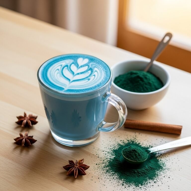 Creamy Blue Spirulina Latte Recipe: A Gorgeous, Nutrient-Packed Morning Ritual