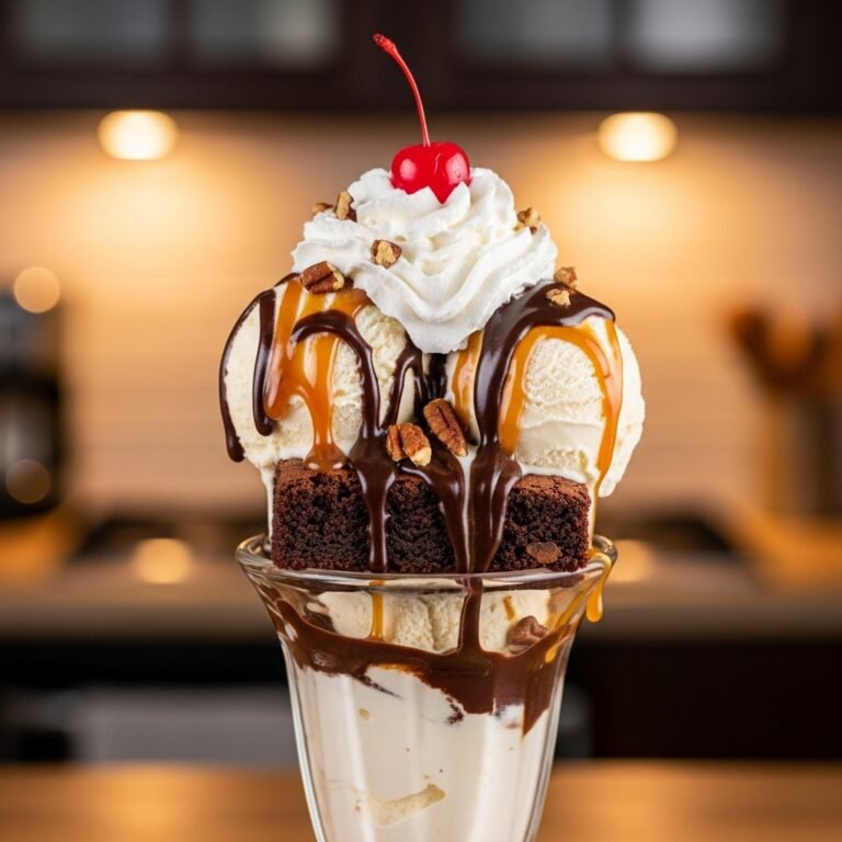 The Ultimate Brownie Sundae Recipe: Warm, Fudgy, and Absolutely Irresistible
