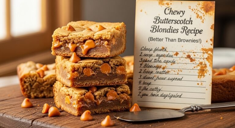 Chewy Butterscotch Blondies Recipe (Better Than Brownies!)