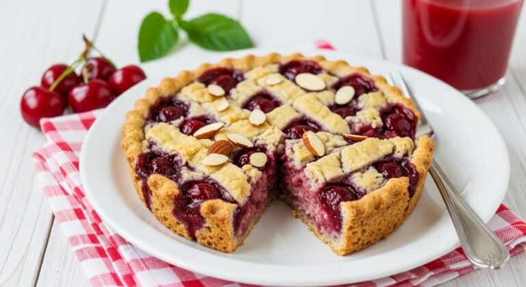 Cherry Almond Baked Oatmeal (Like Cherry Pie for Breakfast!)