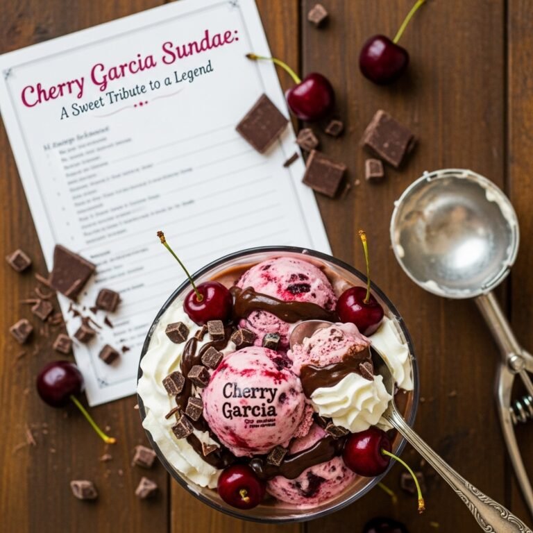Cherry Garcia Sundae Recipe: A Sweet Tribute to a Legend