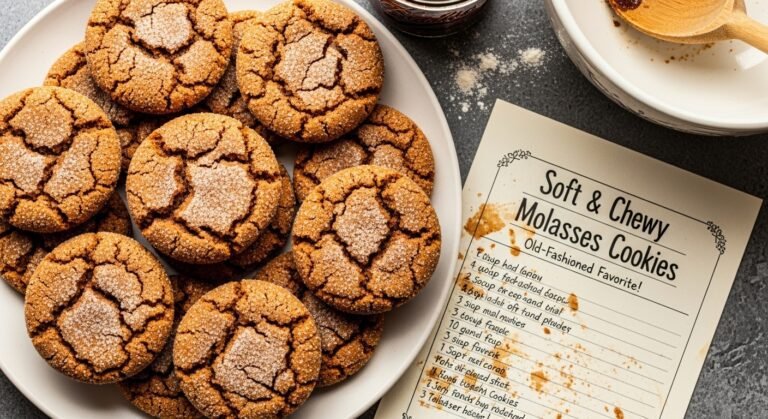 Soft & Chewy Molasses Cookies Recipe (Old-Fashioned Favorite!)