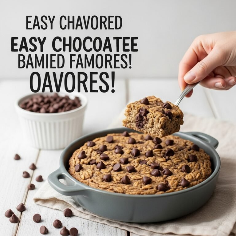 Easy Chocolate Chip Baked Oatmeal Recipe (Family Favorite!)