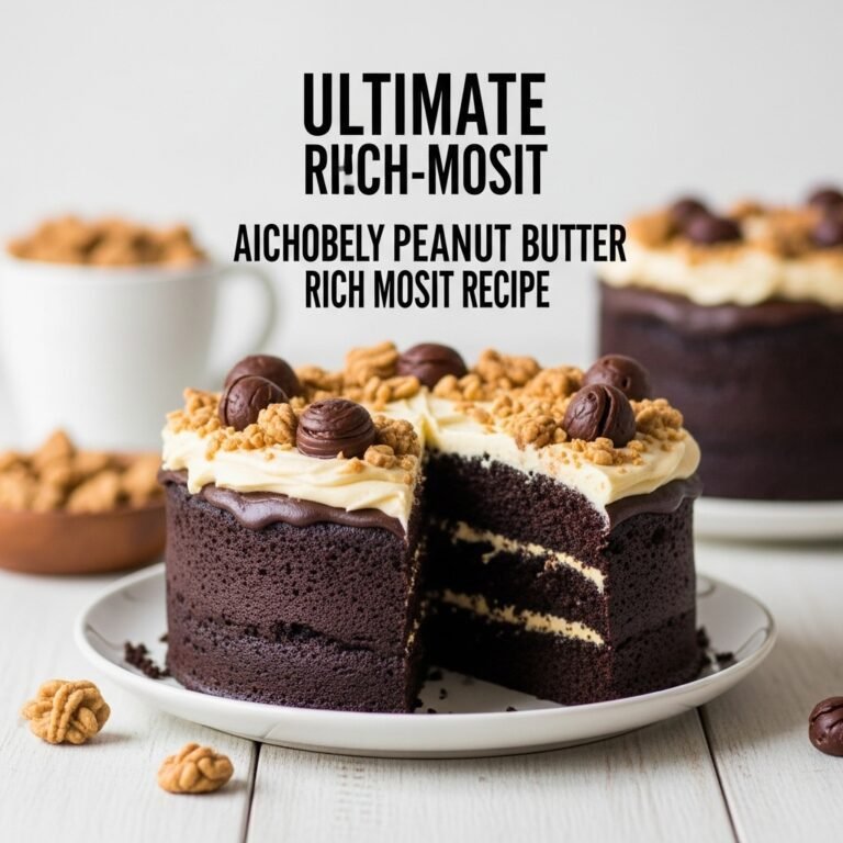Ultimate Chocolate Peanut Butter Cake Recipe: Rich, Moist, Absolutely Decadent