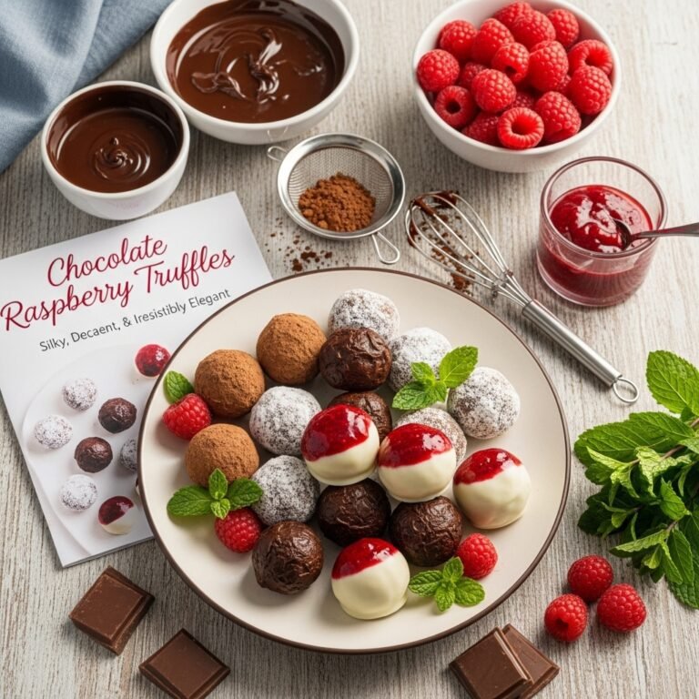 Chocolate Raspberry Truffles Recipe: Silky, Decadent, Irresistibly Elegant