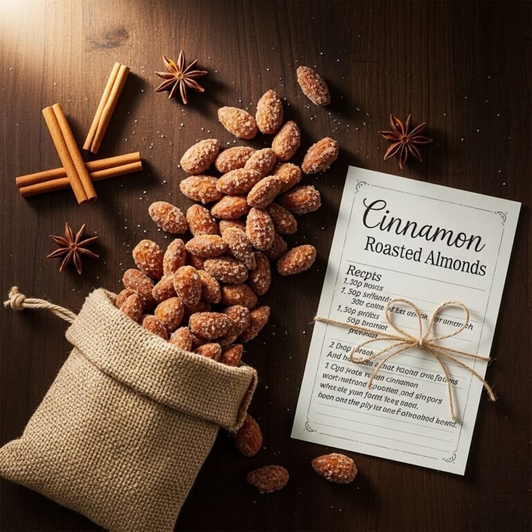 Cinnamon Roasted Almonds Recipe: Sweet, Crunchy, and Irresistibly Delicious