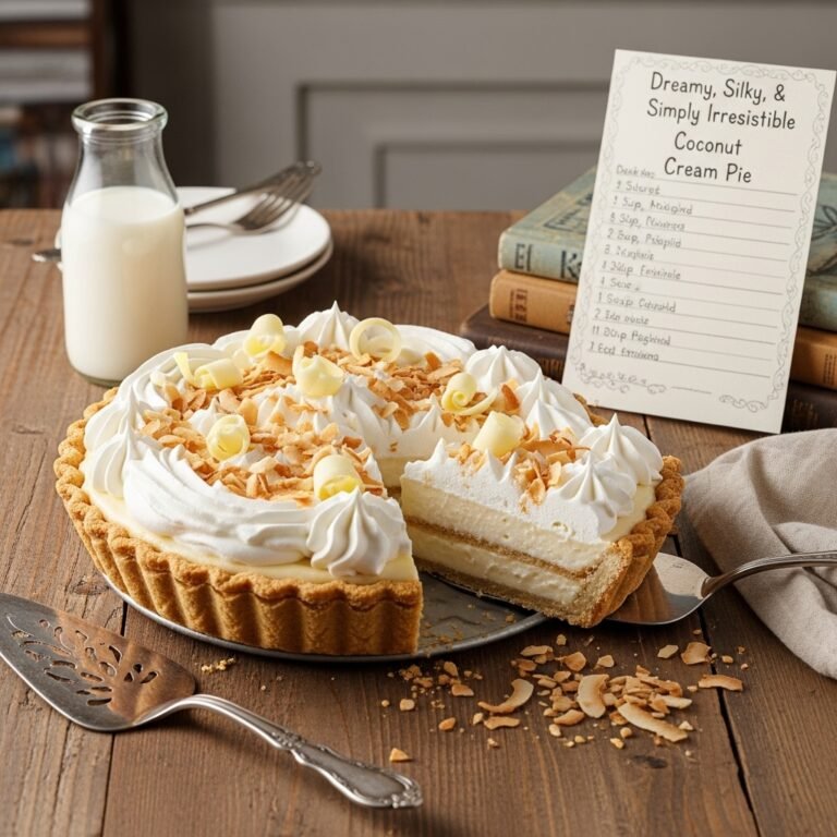 Classic Coconut Cream Pie Recipe: Dreamy, Silky, Simply Irresistible