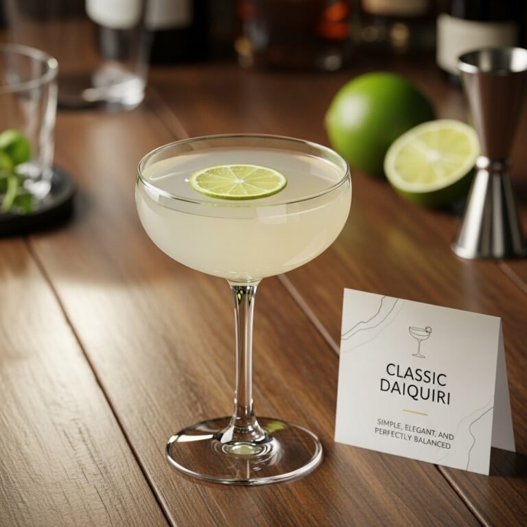 Classic Daiquiri Recipe: Simple, Elegant, and Perfectly Balanced