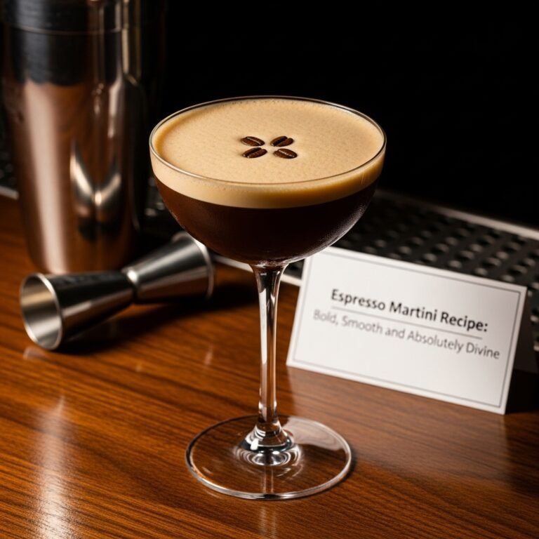 Espresso Martini Recipe: Bold, Smooth, and Absolutely Divine