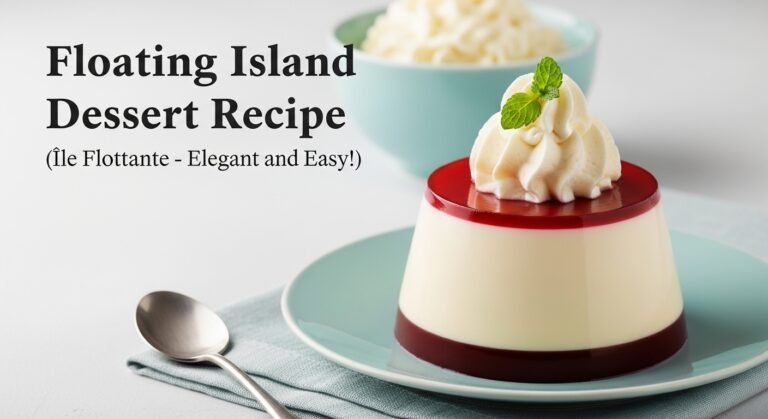 Floating Island Dessert Recipe (Île Flottante – Elegant & Easy!)