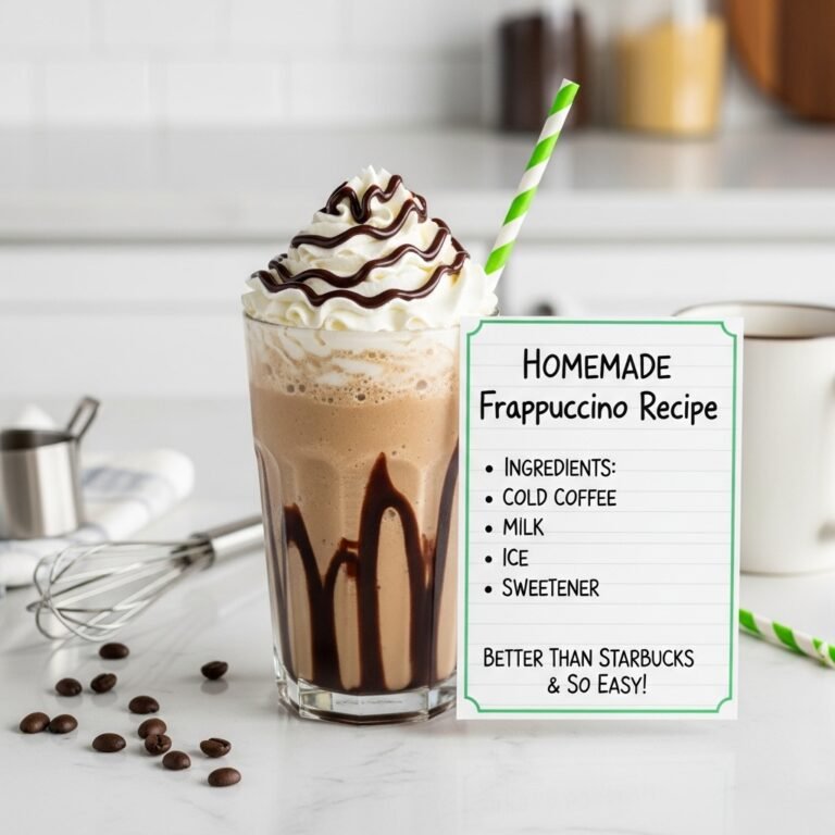 Homemade Frappuccino Recipe (Better Than Starbucks & So Easy!)
