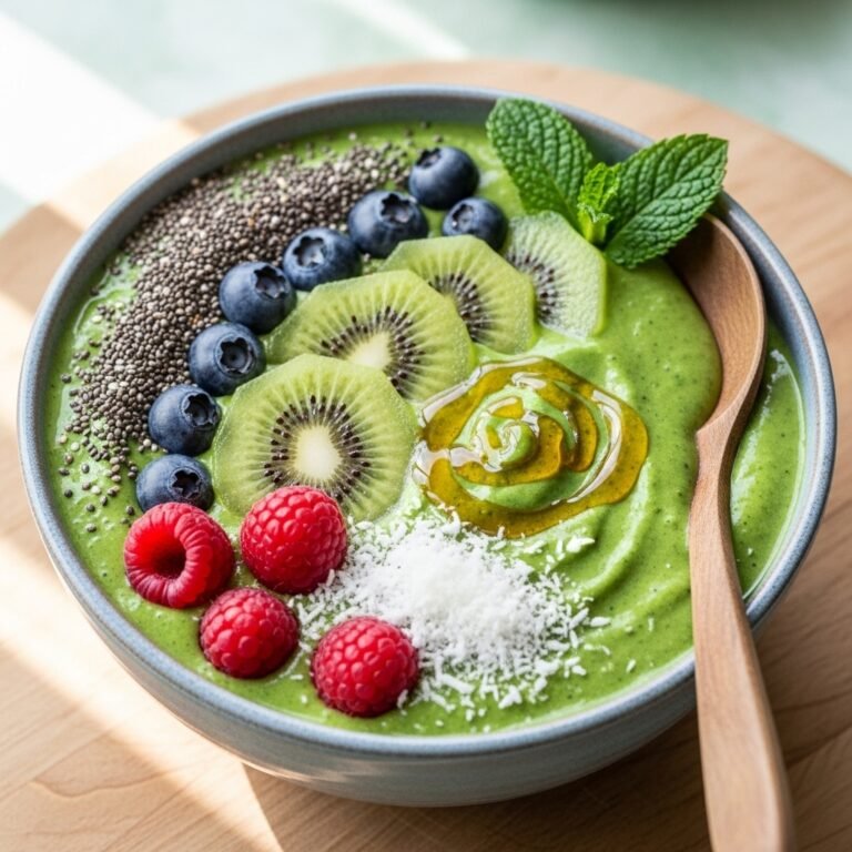Ultimate Green Smoothie Bowl Recipe – Thick, Creamy & Nutrient-Packed!