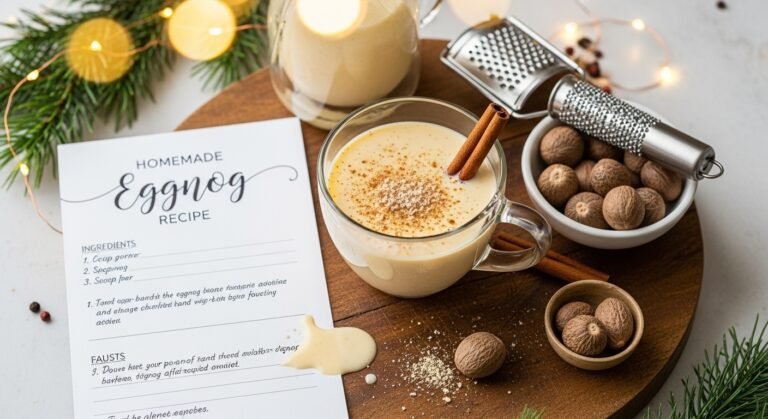 Homemade Eggnog Recipe – Creamy, Rich Holiday Classic