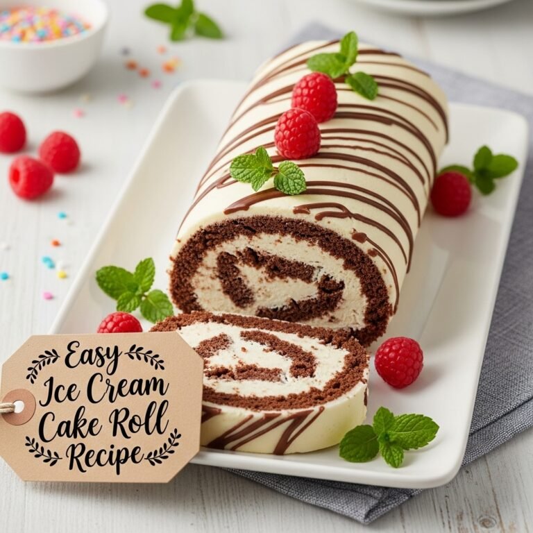 Easy Ice Cream Cake Roll Recipe (Impressive & So Fun to Make!)