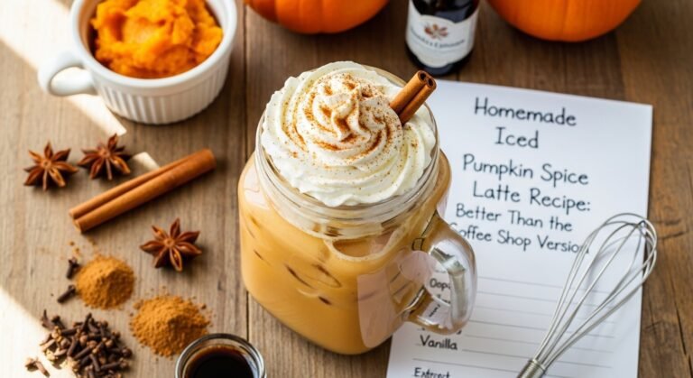 Homemade Iced Pumpkin Spice Latte Recipe: Better Than the Coffee Shop Version