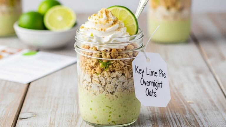 Key Lime Pie Overnight Oats Recipe – Easy No-Cook Breakfast