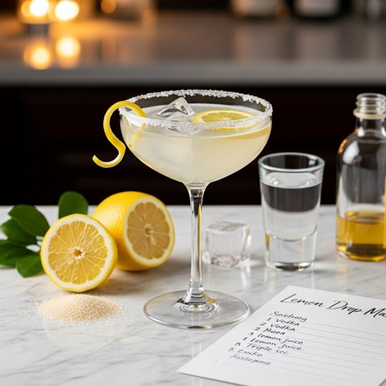 Lemon Drop Martini Recipe: Sweet, Tart, and Absolutely Refreshing