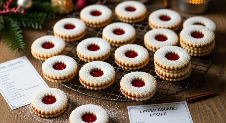 Beautiful Linzer Cookies Recipe (Austrian Christmas Tradition!)