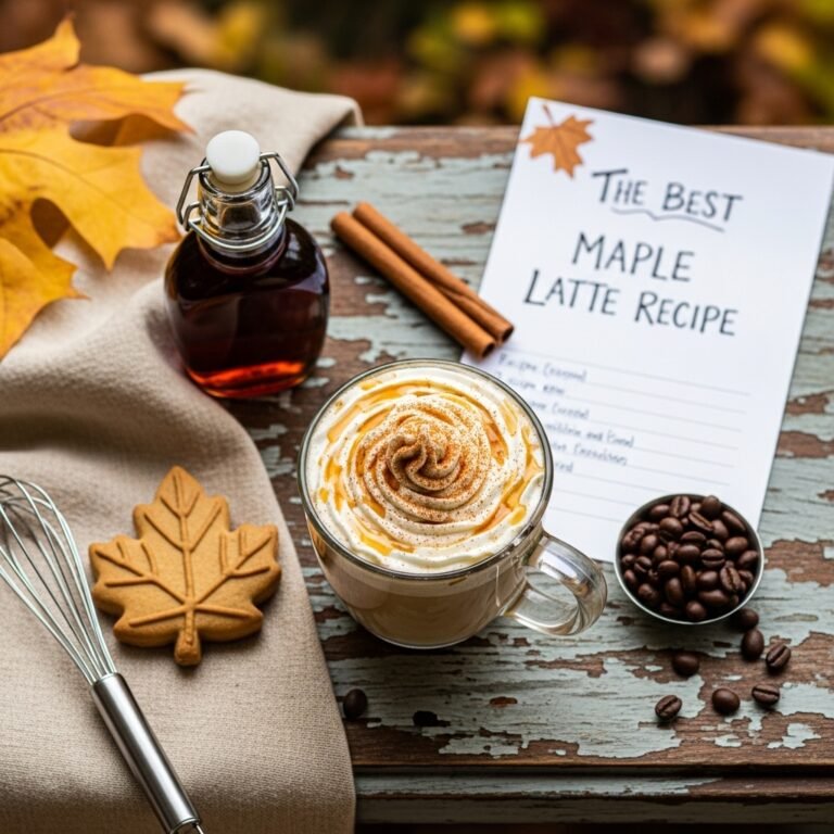 The Best Maple Latte Recipe (Cozy, Sweet & Easy to Make at Home!)