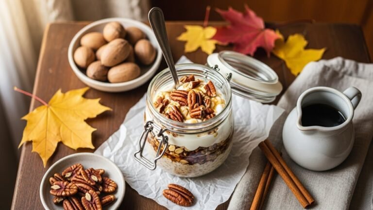 Maple Pecan Overnight Oats Recipe – Cozy Fall Breakfast