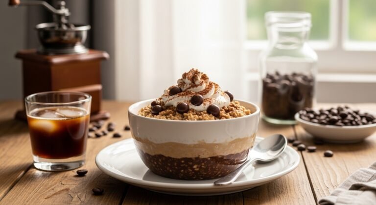 Mocha Overnight Oats Recipe – Easy Coffee Chocolate Breakfast
