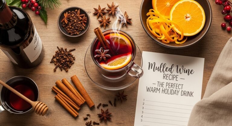 Mulled Wine Recipe – The Perfect Warm Holiday Drink