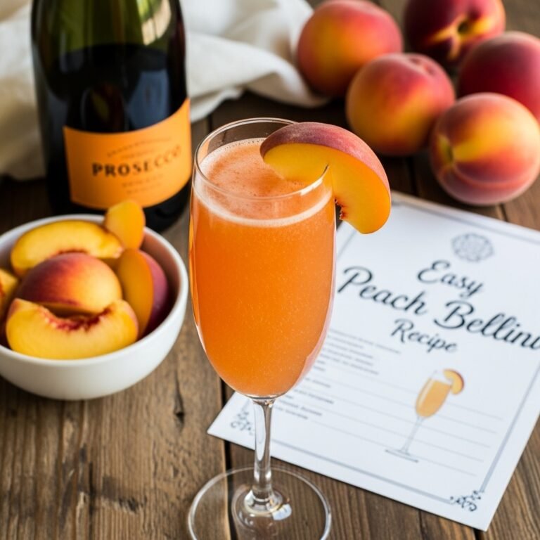 The Perfect Peach Bellini Recipe – Easy, Elegant & Refreshing