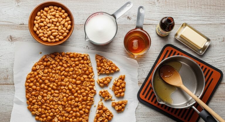 Easy Homemade Peanut Brittle Recipe (Old-Fashioned & Crunchy!)