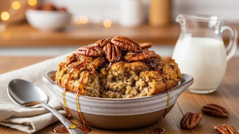 Pecan Pie Baked Oatmeal Recipe – Cozy Breakfast Casserole