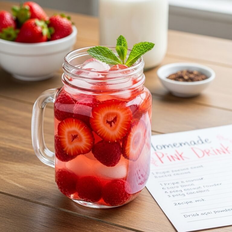 Homemade Pink Drink Recipe: The Viral Starbucks Copycat Everyone’s Making