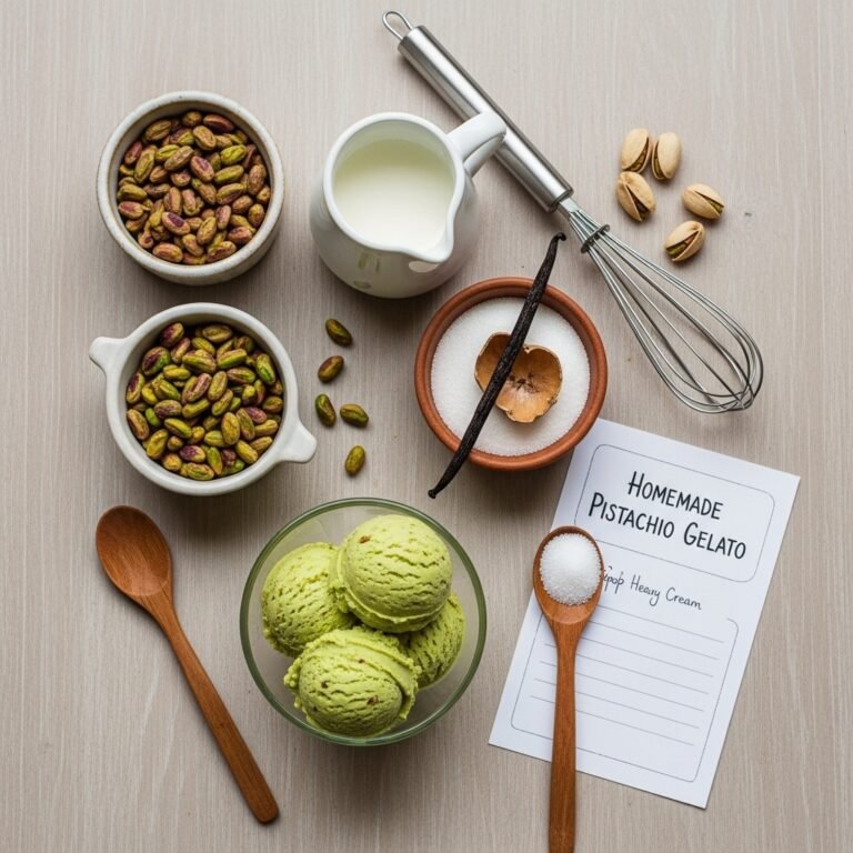 Homemade Pistachio Gelato Recipe: Creamy, Authentic, and Absolutely Irresistible