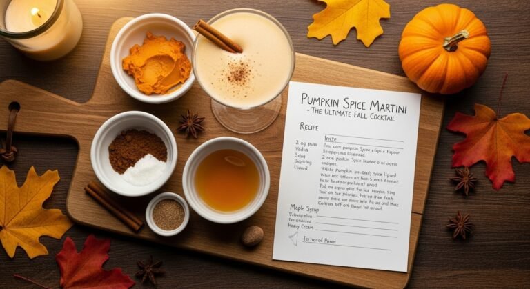 Pumpkin Spice Martini Recipe – The Ultimate Fall Cocktail