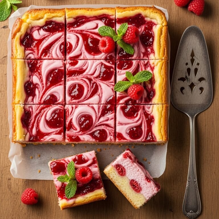 Raspberry Cheesecake Bars Recipe – Creamy, Dreamy Easy to Make