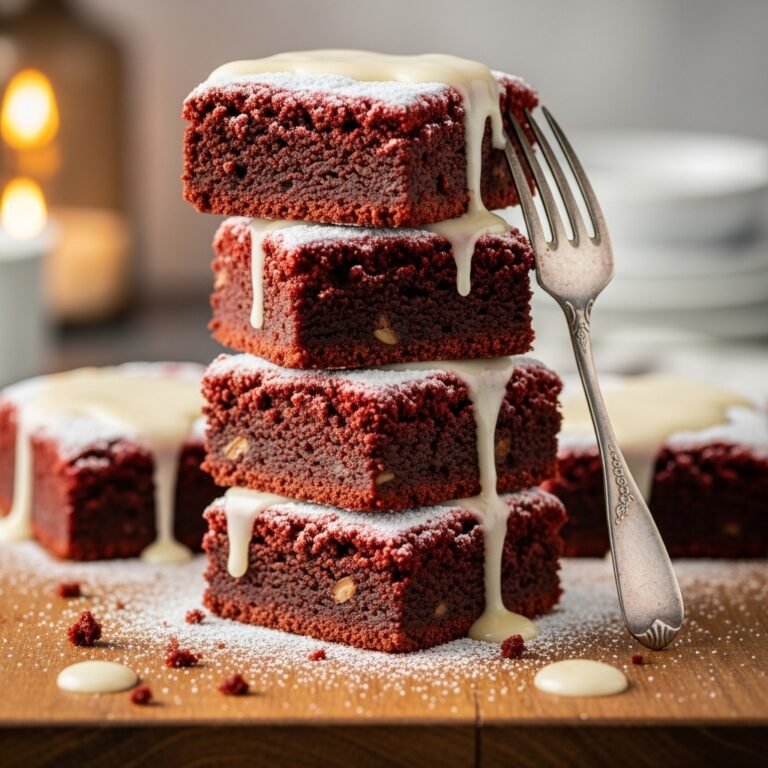Red Velvet Brownies: The Perfect Fudgy Chocolate Dessert