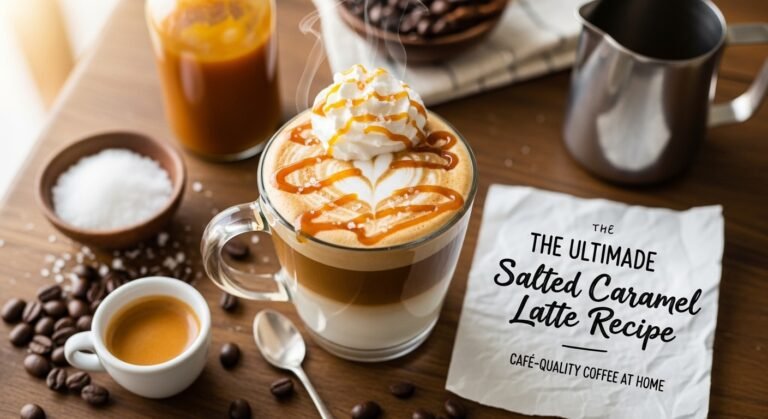 The Ultimate Homemade Salted Caramel Latte Recipe: Café-Quality Coffee at Home