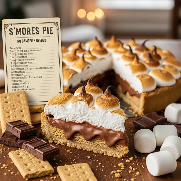 S’mores Pie Recipe: No Campfire Needed for This Dreamy Dessert