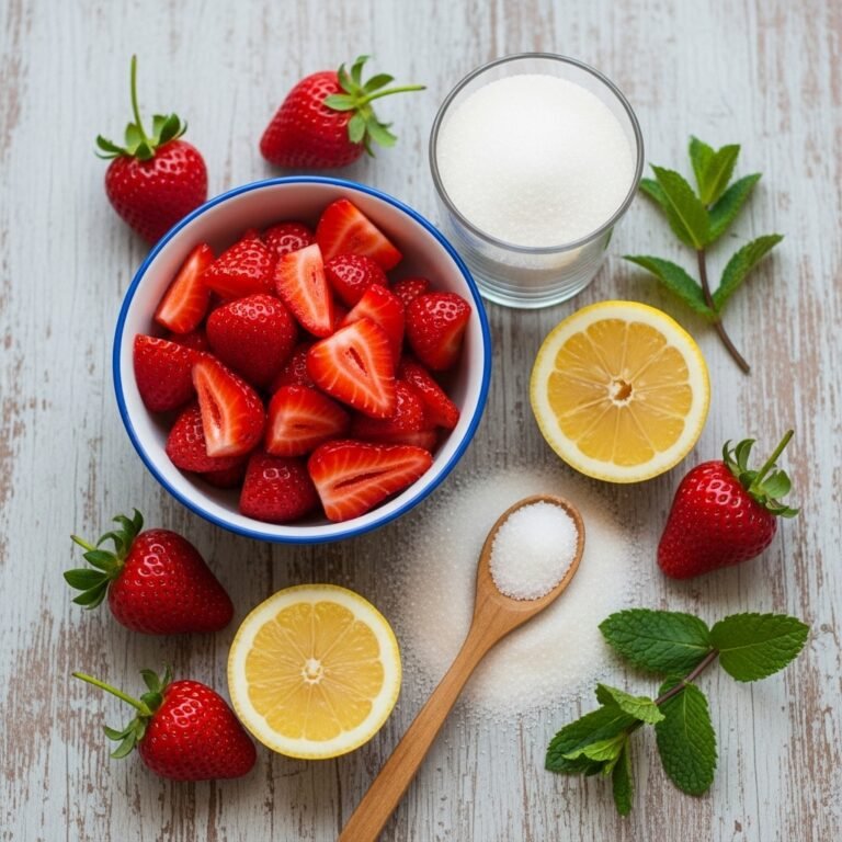 Easy Homemade Strawberry Sorbet Recipe: Fresh, Fruity, and Perfectly Refreshing