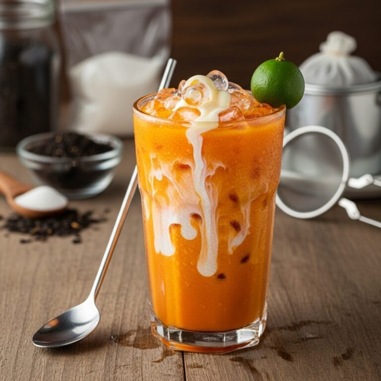 Authentic Thai Tea Recipe (Cha Yen) – Creamy, Sweet & Restaurant-Quality!