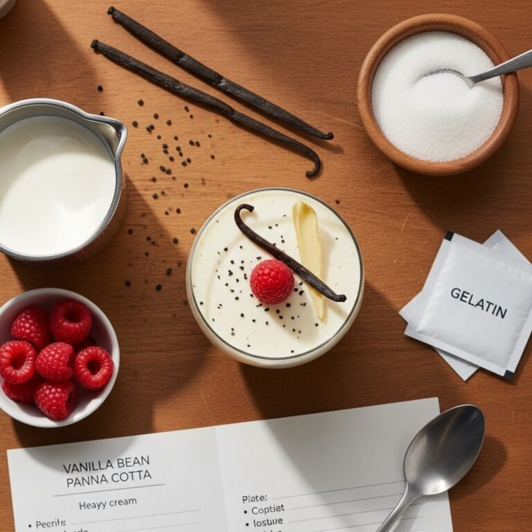 Vanilla Bean Panna Cotta Recipe – Silky Italian Dessert in 20 Minutes