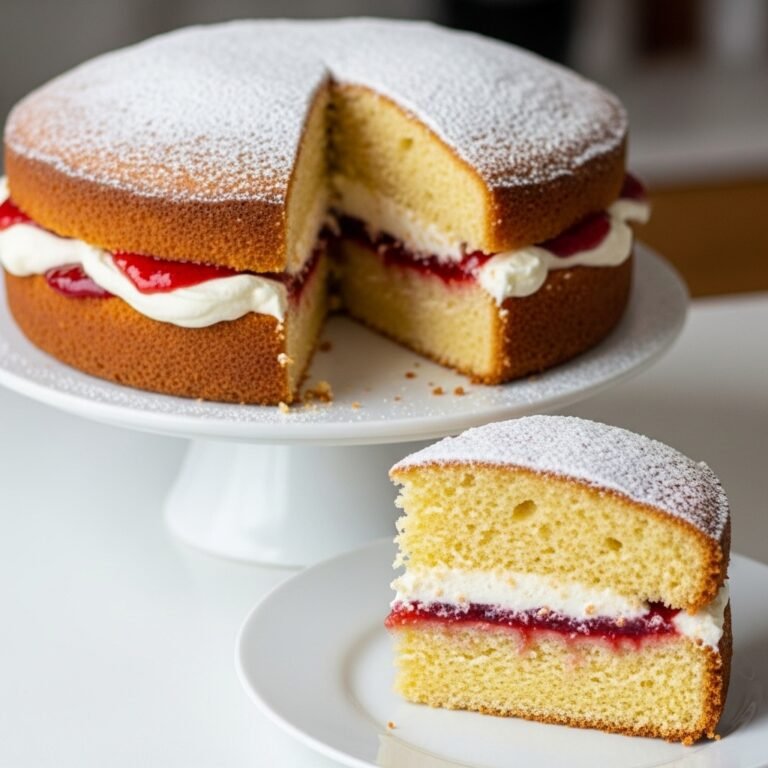Classic Victoria Sponge Cake (Easy British Layer Cake Recipe)