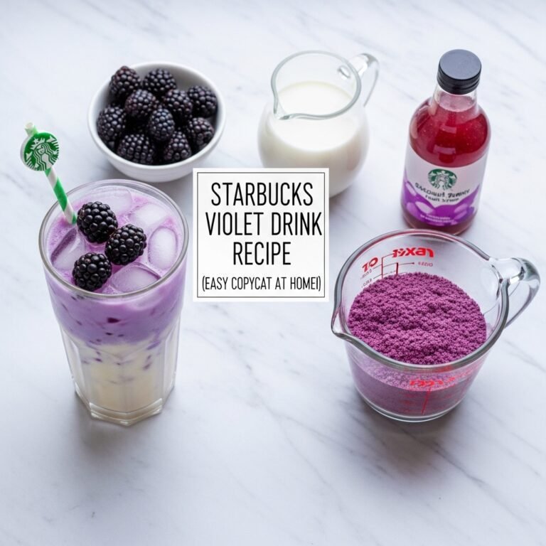 Starbucks Violet Drink Recipe (Easy Copycat at Home!)