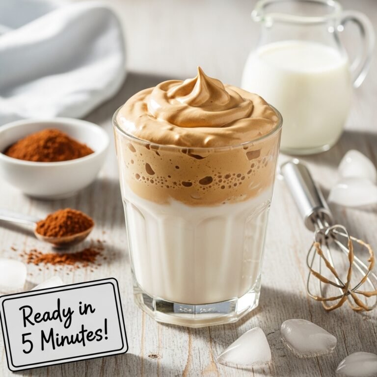 Easy Whipped Coffee Recipe (Fluffy, Creamy & Ready in 5 Minutes!)