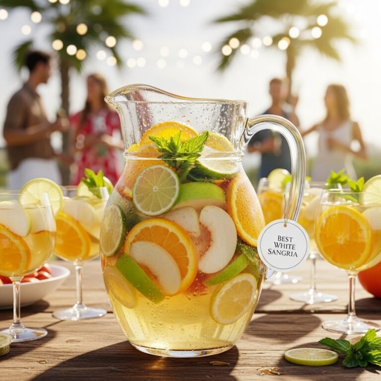 Best White Sangria Recipe – Light, Fruity & Perfect for Summer Parties