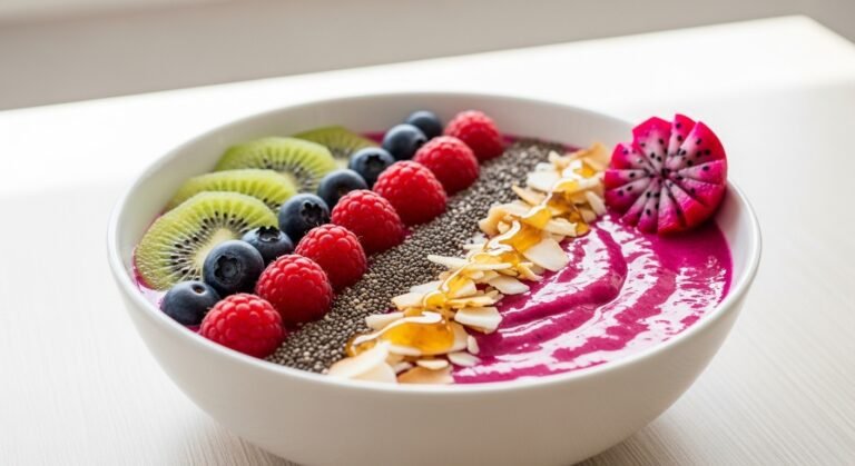 Stunning Pitaya Bowl Recipe – Vibrant, Healthy & Ready in 5 Minutes